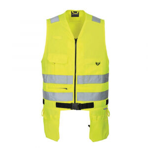 Gilets Réfléchissants Haute visibilité Veste de sécurité réfléchissant  Workwear Haute visibilité résistant à l'eau Vêtements de Plein air Veste  Moto Facile à Porter (Couleur : Vert, Size : Medium) : : Auto