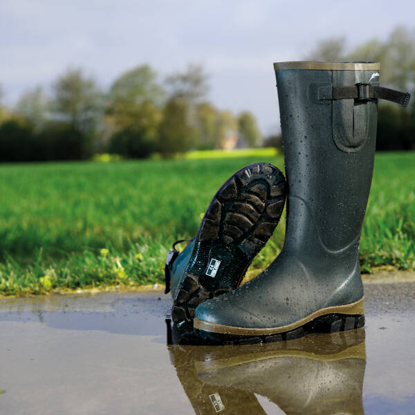 Forest green store rain boots