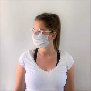 Masque de protection étanche à 3 couches, lavable et réutilisable plusieurs  fois, traitement antibactérien