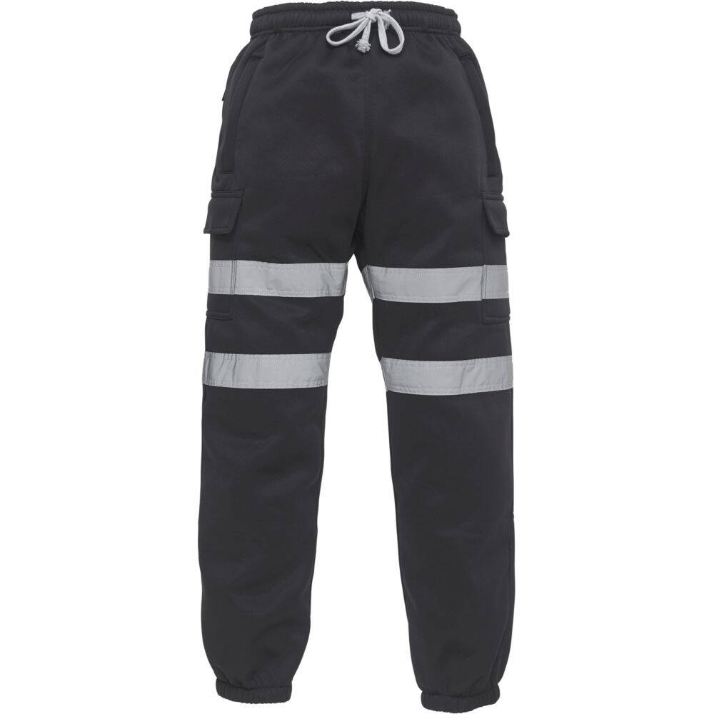 Pantalon Jogging Noir Poche Cargo