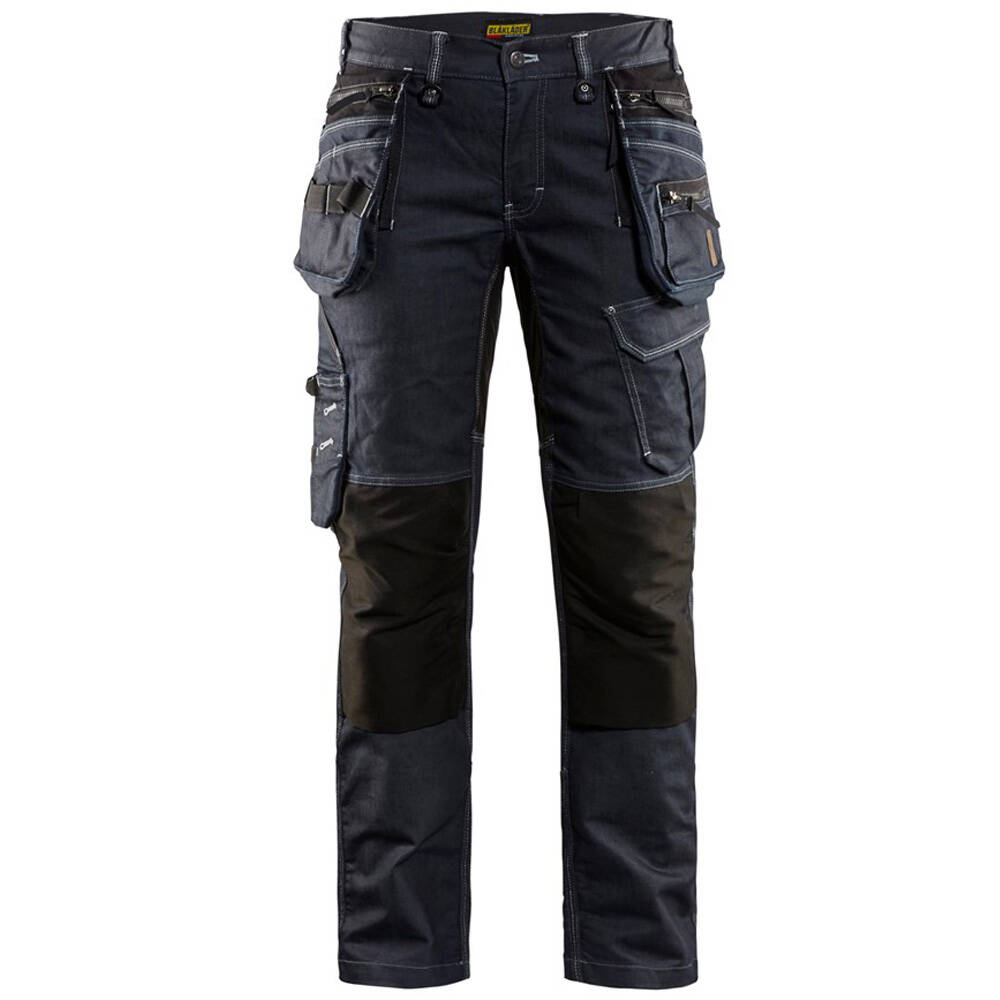 Blaklader Craftsman Stretch Contrast Holster Pocket Canvas Trousers  By  Brand  APC Workwear