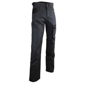 Pantalon de travail Établi avec poches genouillères gris - LMA