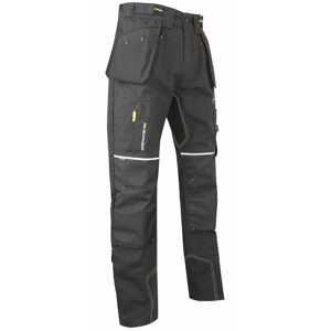 Pantalon de travail bicolore avec genouillères LMA Vulcain Gris / Noir 64