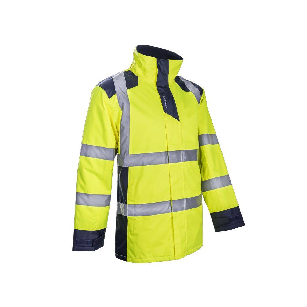 Veste de travail de sécurité jaune et orange pour homme, vêtements de  travail, parka, coulée, hiver - AliExpress