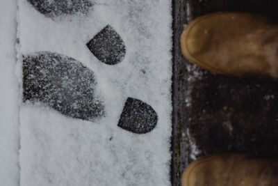 DOPOSCI Boot scarponi da neve impermeabili stivali uomo donna